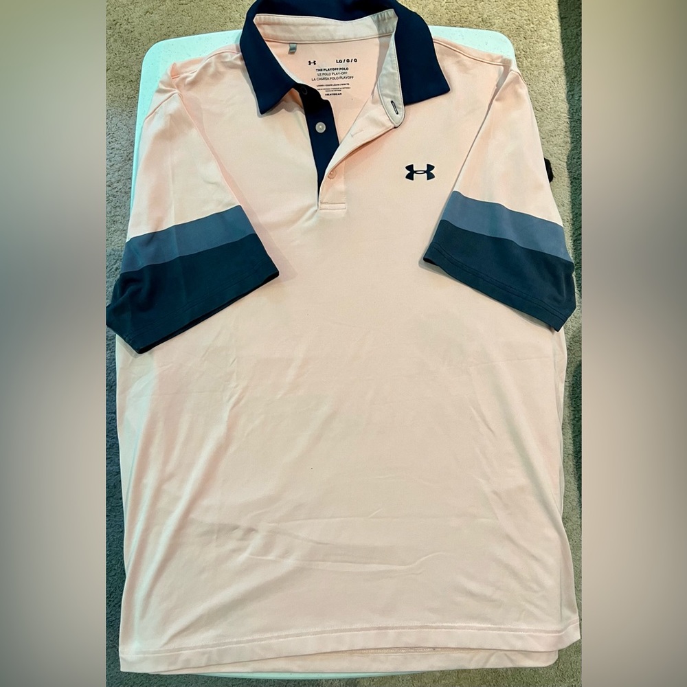 Salmon Under Armour Polo